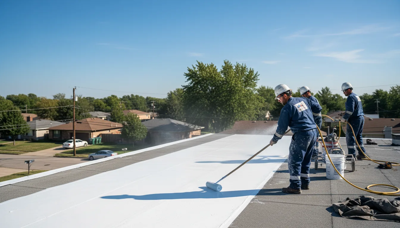 Commercial roof coating in Charlotte, AR near me